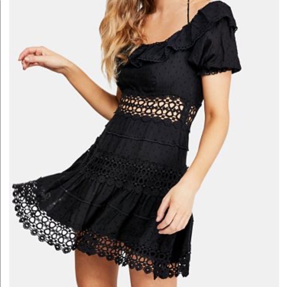 Free People Dresses & Skirts - Free People Crochet-Lace Dress